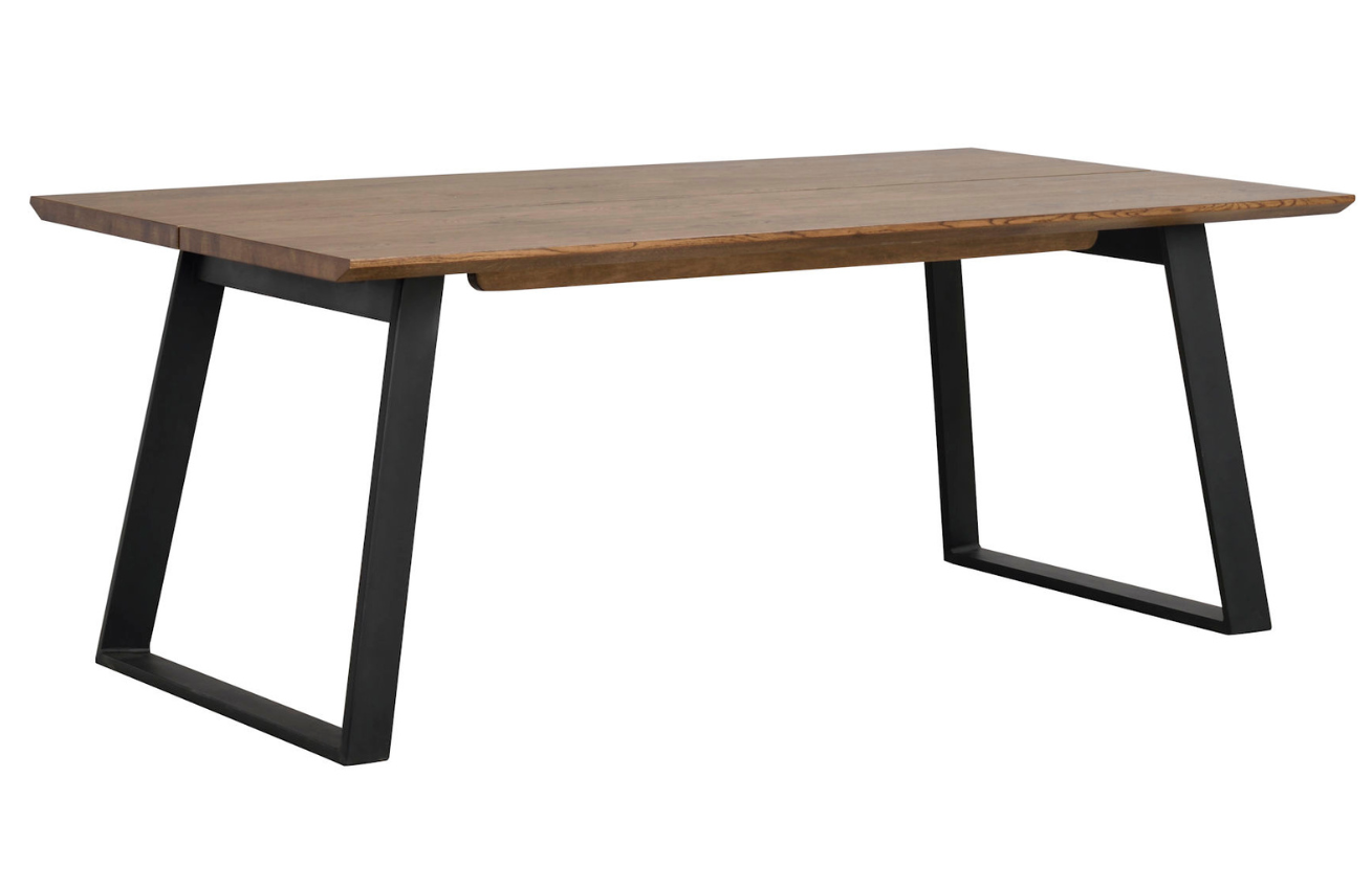 Hnědý dubový jídelní stůl ROWICO MELVILLE 210 x 95 cm Rowico
