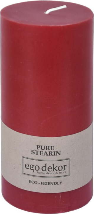 Červená svíčka Eco candles by Ego dekor Friendly