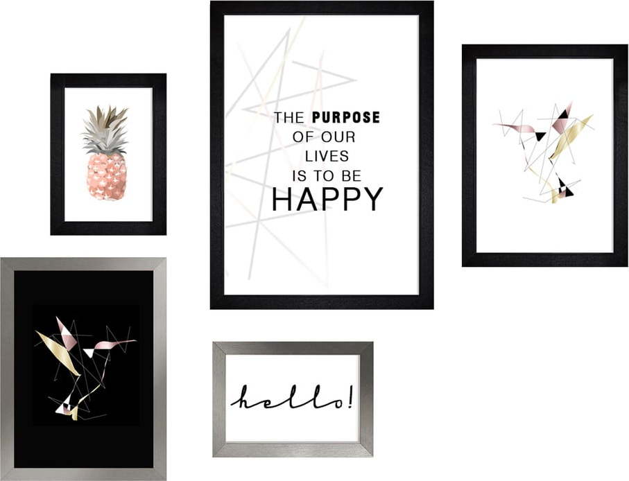 Rámečky v sadě 5 ks 21x30 cm Japan Sanremo – Styler Styler