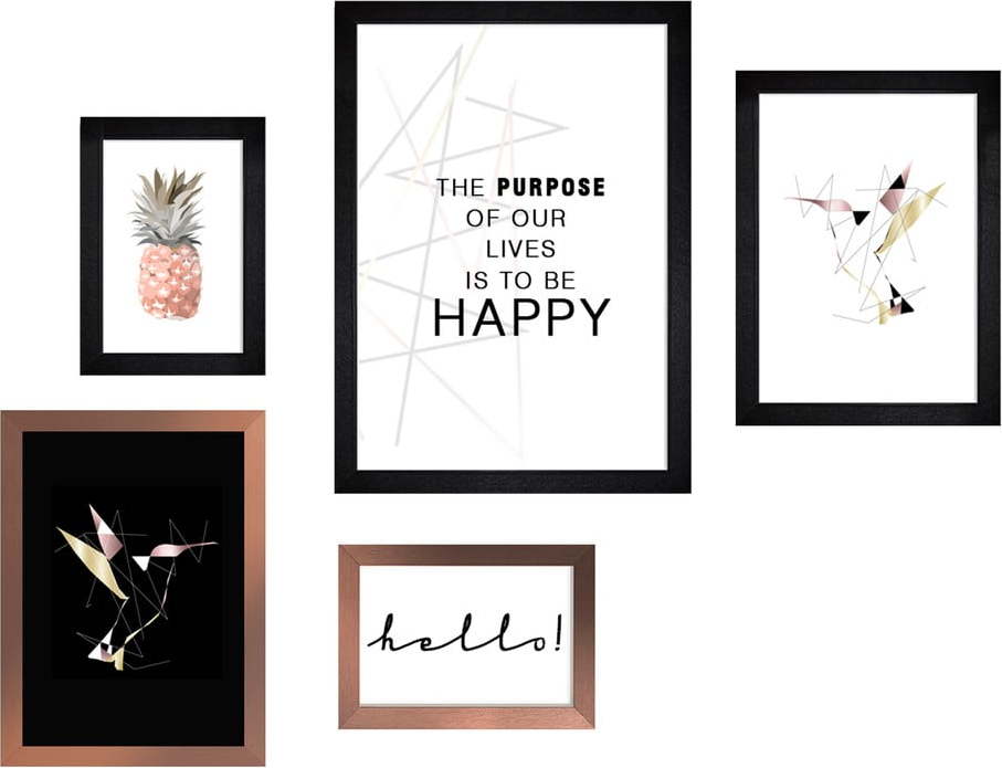 Rámečky v sadě 5 ks 21x30 cm Japan Sanremo – Styler Styler