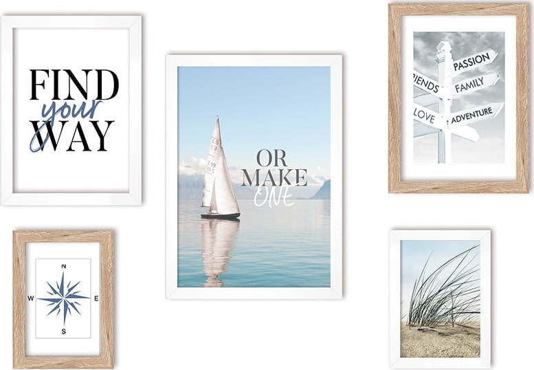 Rámečky v sadě 5 ks 21x30 cm – Styler Styler