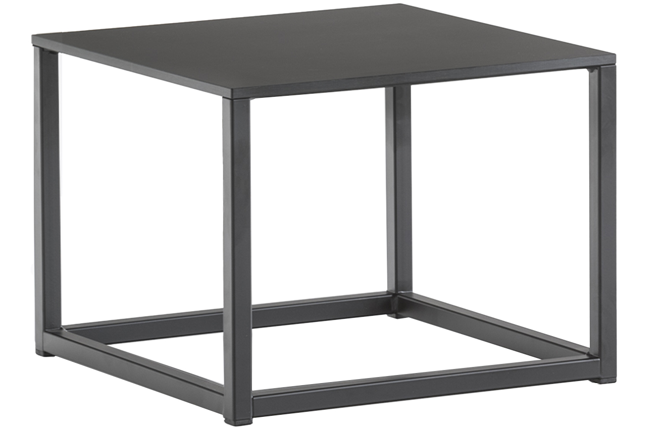Pedrali Černý kovový konferenční stolek Code 40x40 cm Pedrali