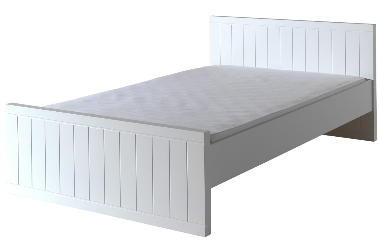 Bílá lakovaná postel Vipack Robin 120 x 200 cm Vipack
