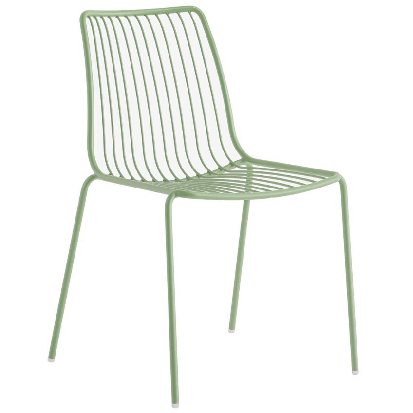 Pedrali Zelená kovová zahradní židle Nolita 3651 Pedrali