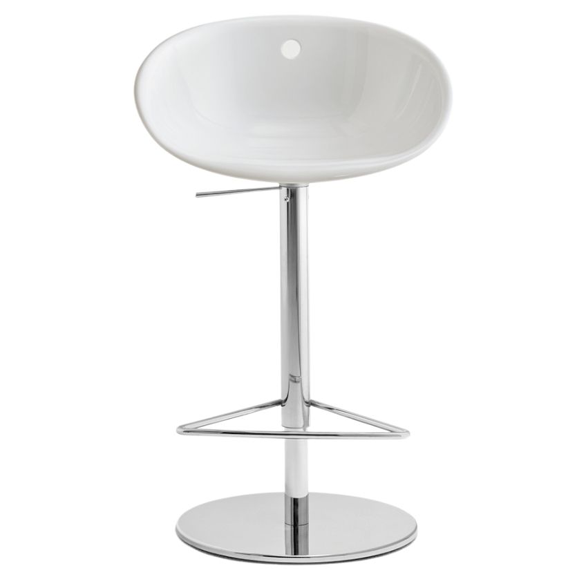 Pedrali Bílá plastová barová židle Gliss 970 55-81
