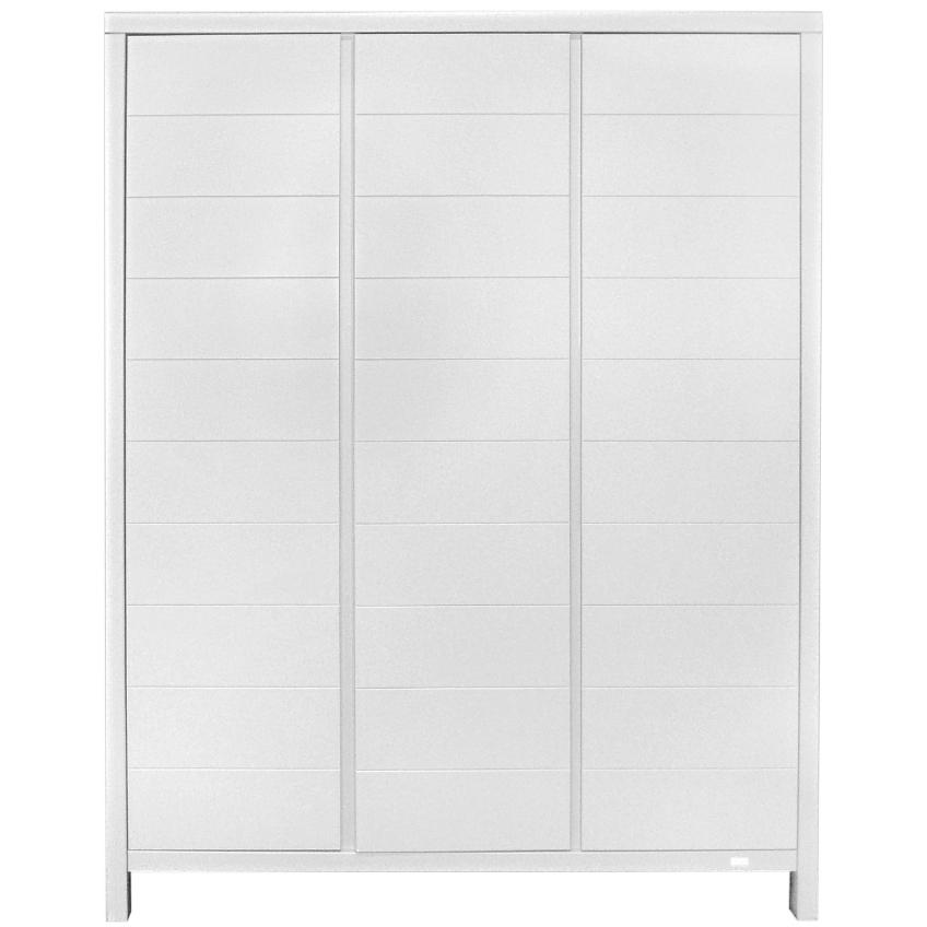 Bíle lakovaná skříň Quax Stripes 190 x 147 cm Quax