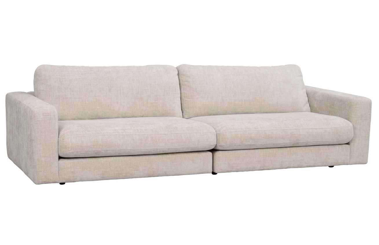 Světle šedá látková trojmístná pohovka ROWICO DUNCAN 258 cm Rowico