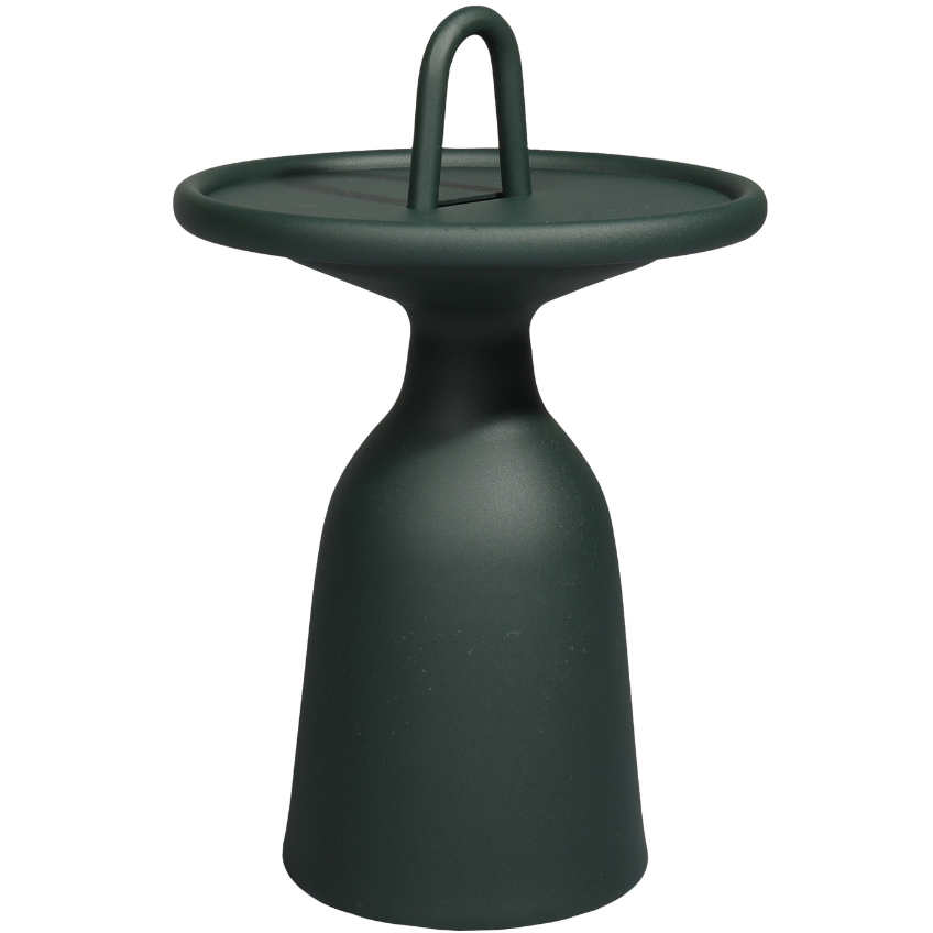 Tmavě zelený hliníkový zahradní odkládací stolek No.104 Mindo 40cm Mindo