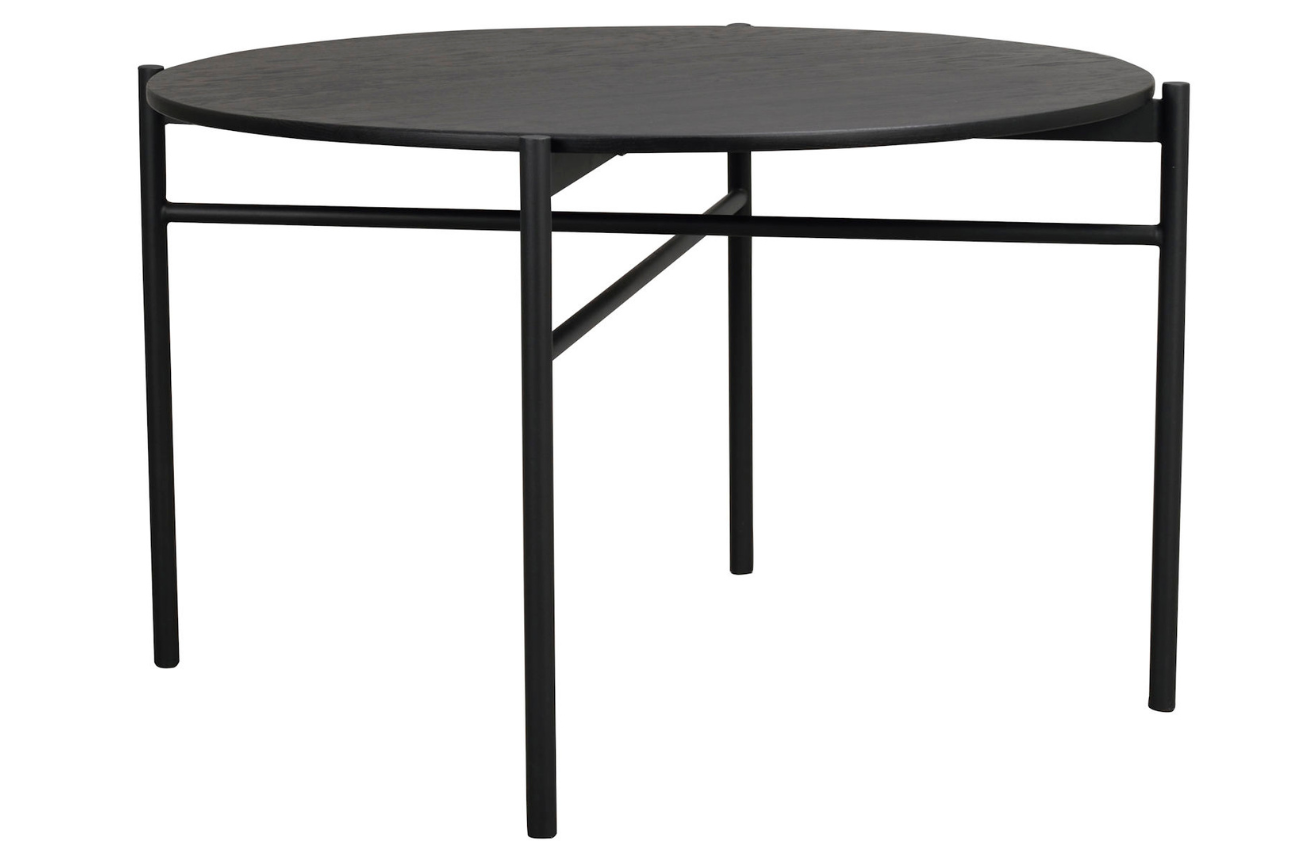 Černý dubový jídelní stůl ROWICO SKYE 126 cm Rowico