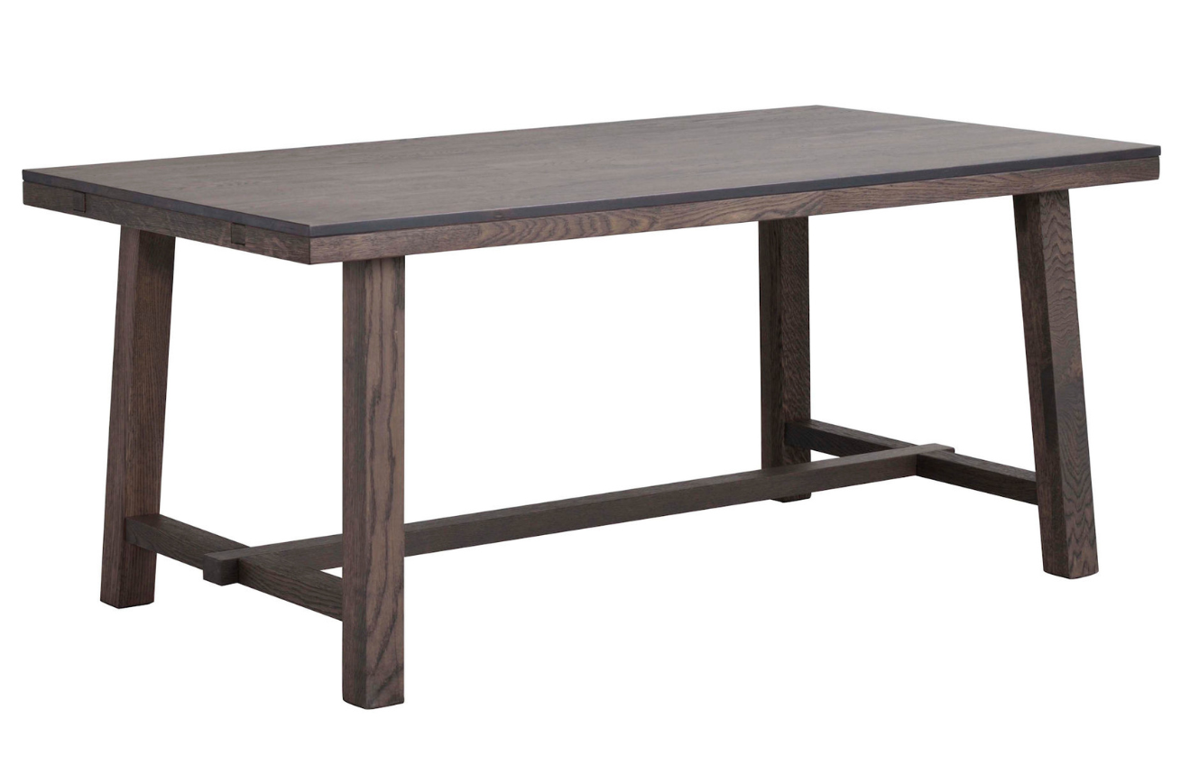 Tmavě hnědý dubový jídelní stůl ROWICO BROOKLYN 170 x 95 cm Rowico