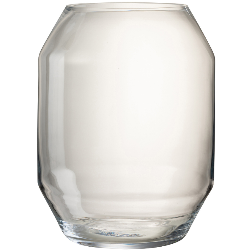 Čirá skleněná váza J-line Peruva 25 cm J-line