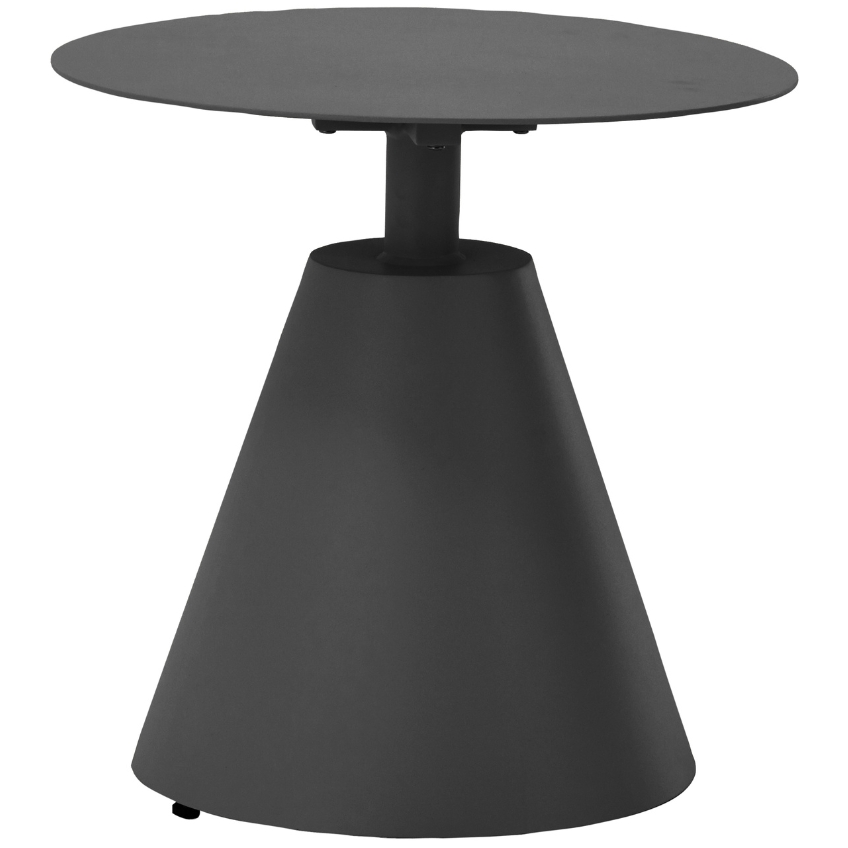 Antracitový hliníkový zahradní odkládací stolek No.113 Mindo 50 cm Mindo