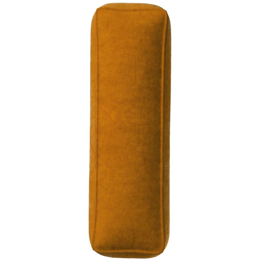 Yellow Tipi Cihlově oranžový sametový polštář písmeno I 40 cm Yellow Tipi