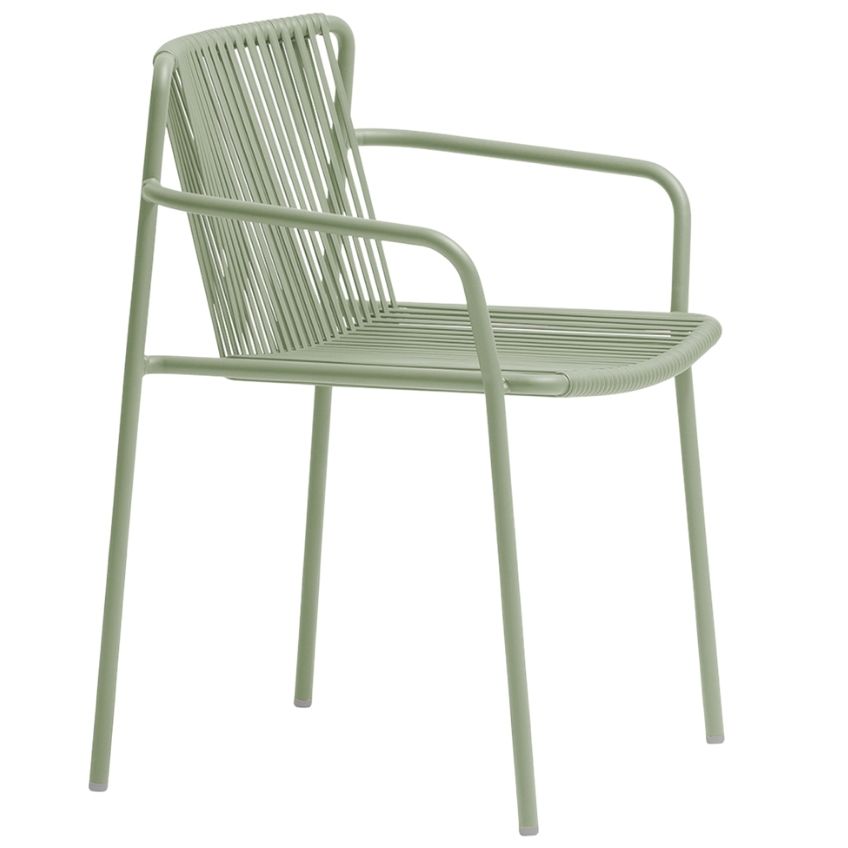 Pedrali Zelená kovová zahradní židle Tribeca 3665 Pedrali