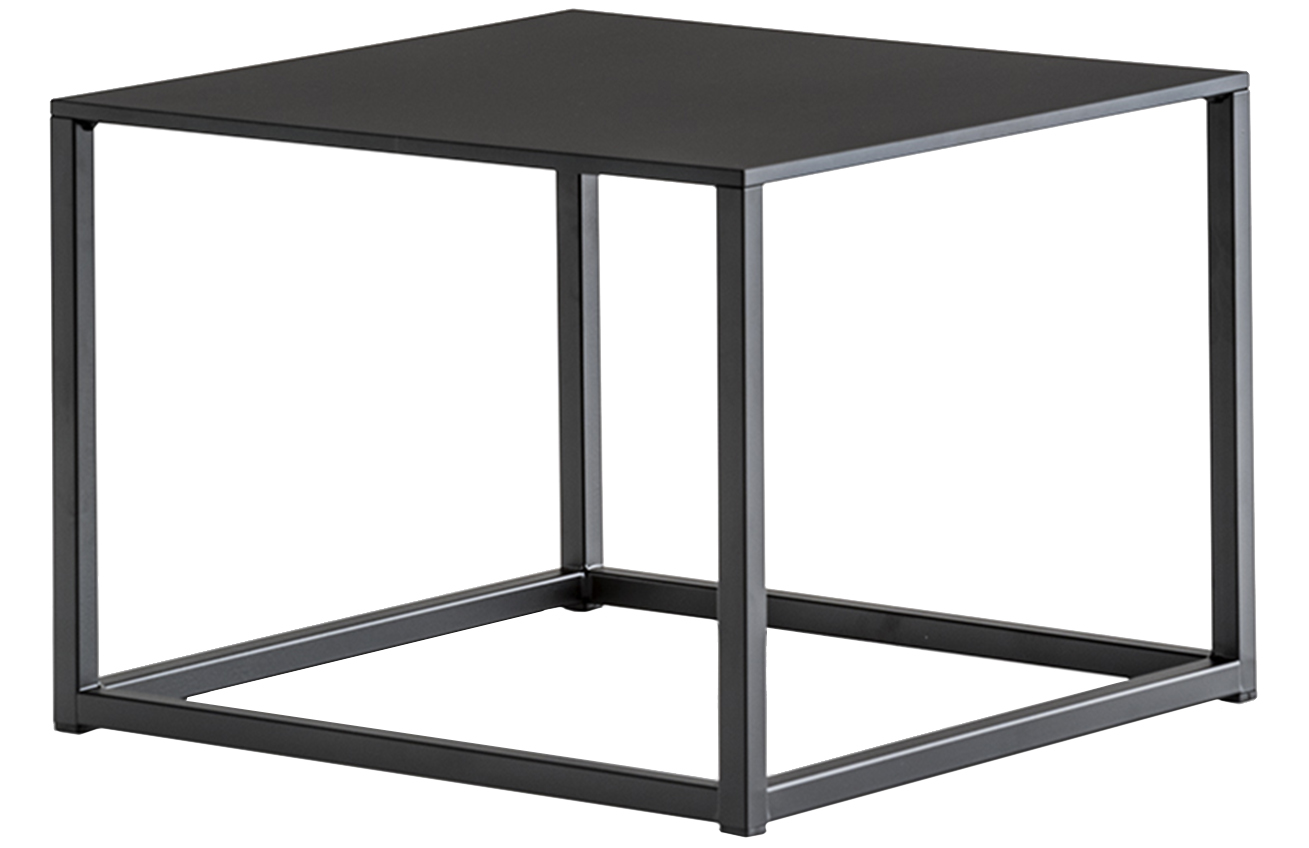 Pedrali Černý kovový konferenční stolek Code 50x50 cm Pedrali