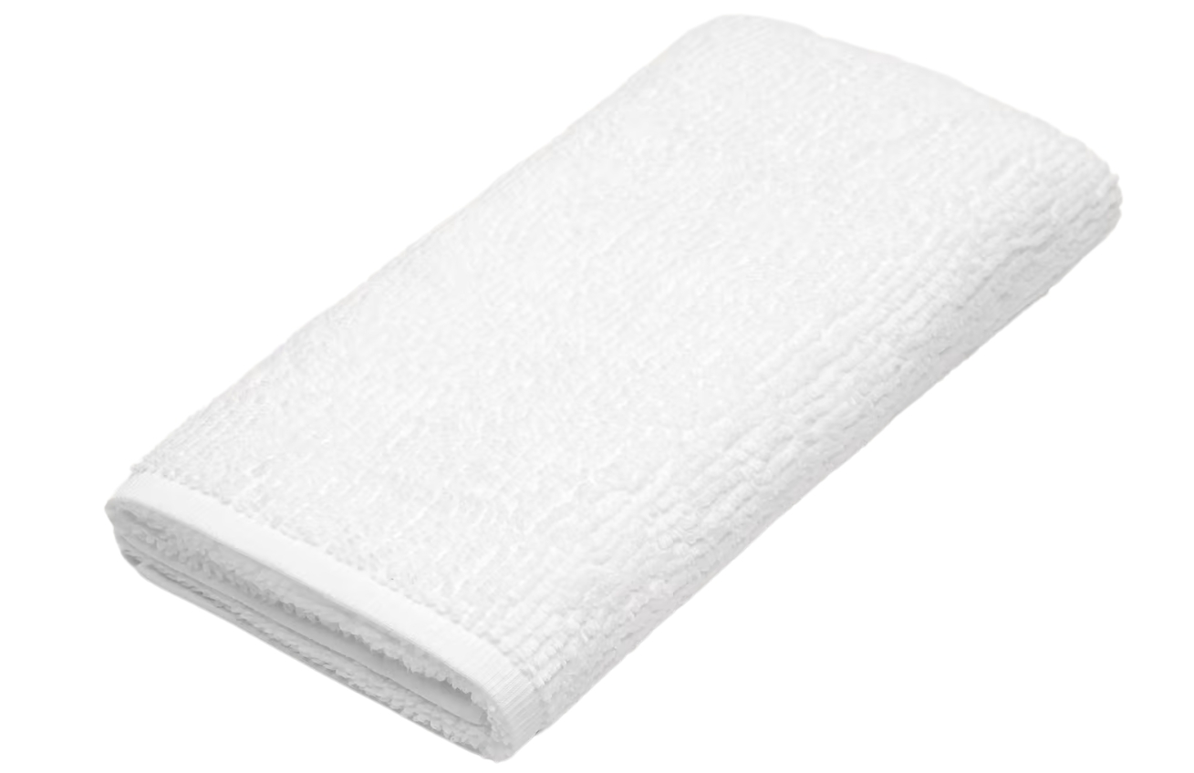 Bílý bavlněný ručník Kave Home Yeni 70 x 140 cm Kave Home