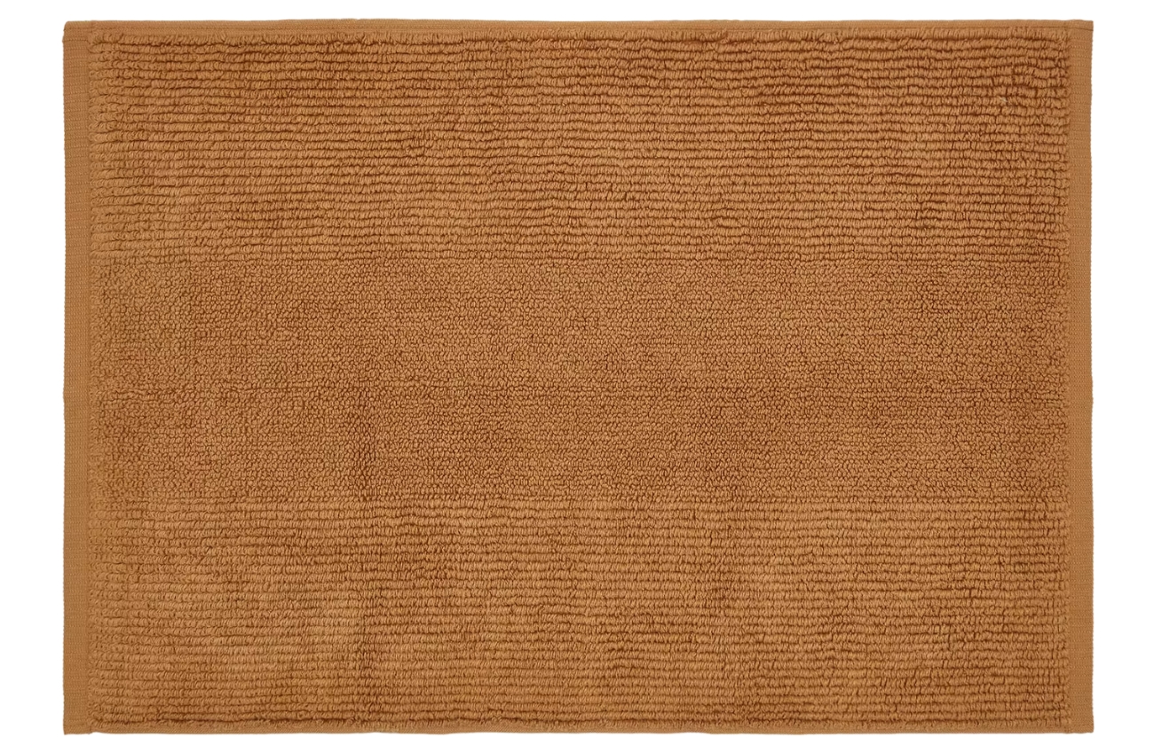 Hnědá bavlněná koupelnová předložka Kave Home Yeni 50 x 70 cm Kave Home