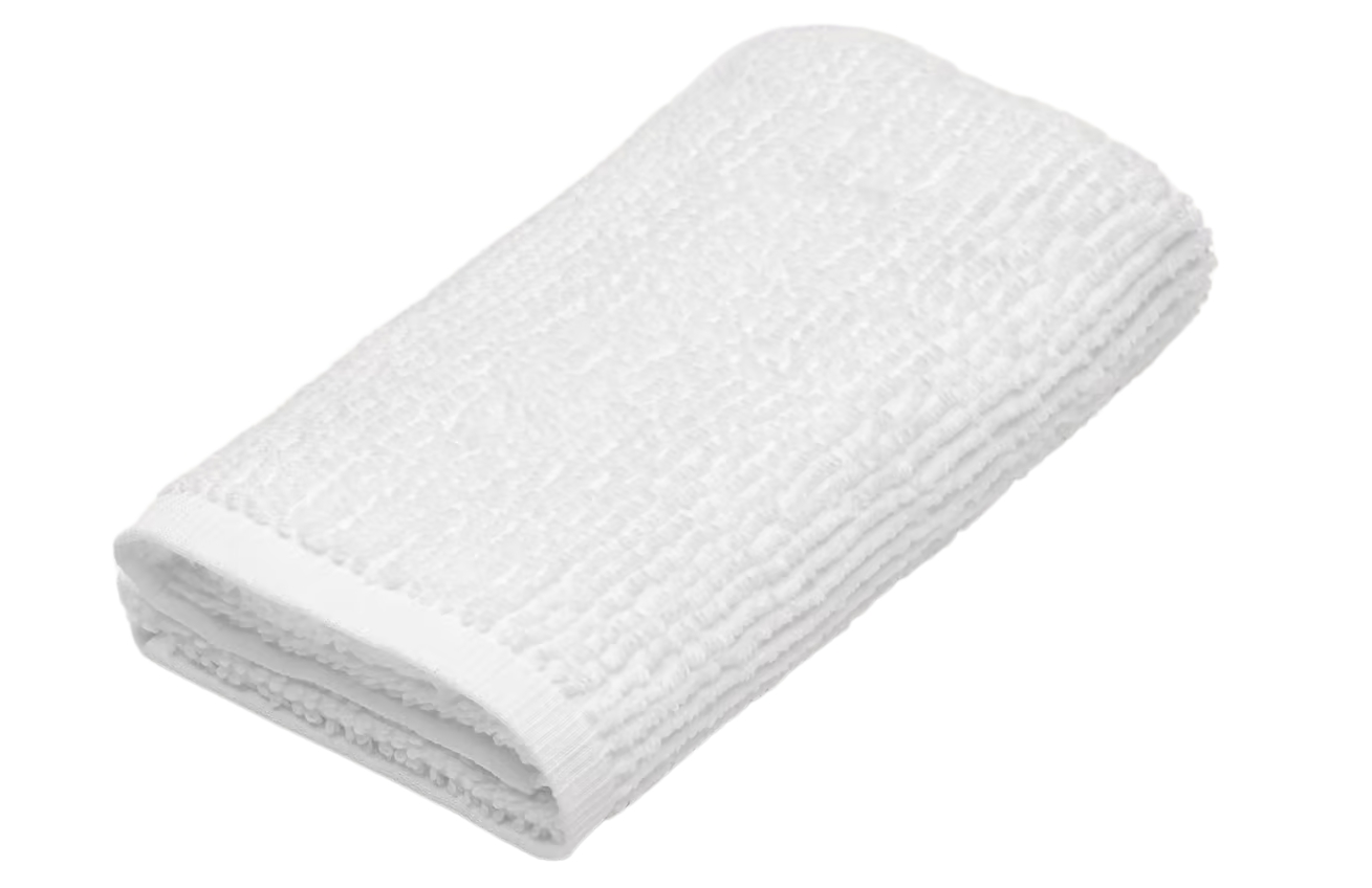 Bílý bavlněný ručník Kave Home Yeni 50 x 90 cm Kave Home