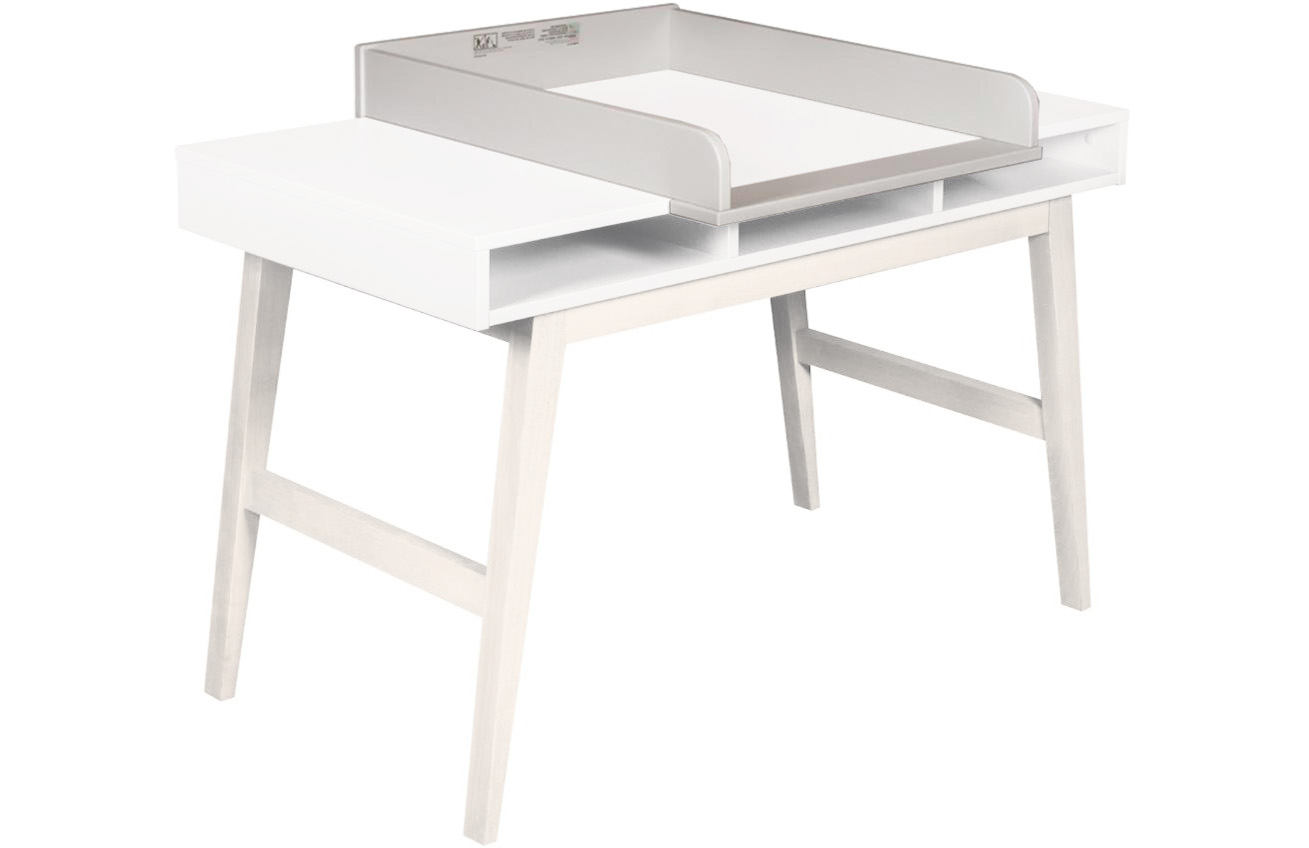 Šedá lakovaná nástavba pro přebalovací pult Quax Trendy 77 x 60 cm Quax