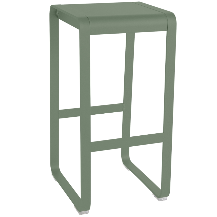 Kaktusově zelená hliníková zahradní barová židle Fermob Bellevie 75 cm Fermob