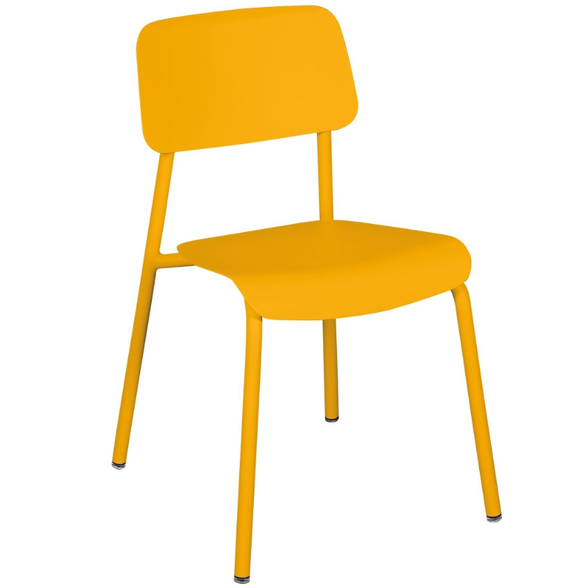 Žlutá hliníková zahradní židle Fermob Studie Fermob