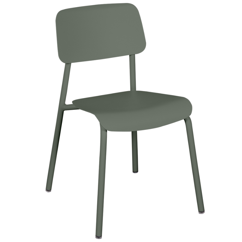 Šedozelená hliníková zahradní židle Fermob Studie Fermob
