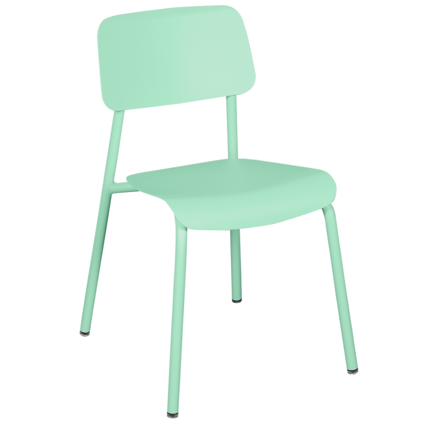 Opálově zelená hliníková zahradní židle Fermob Studie Fermob