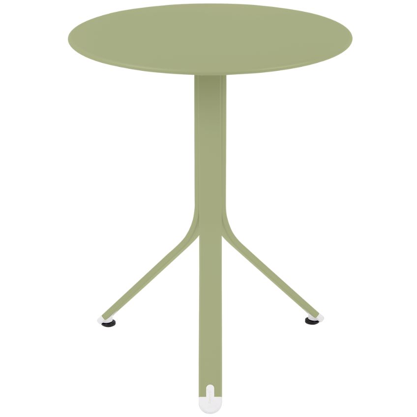 Světle zelený kovový stůl Fermob Rest'O Ø 60 cm Fermob
