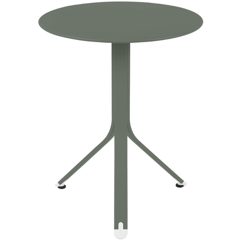 Šedozelený kovový stůl Fermob Rest'O Ø 60 cm Fermob