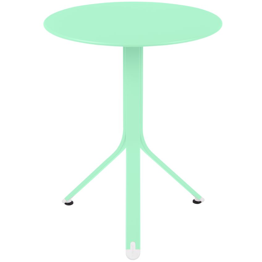 Opálově zelený kovový stůl Fermob Rest'O Ø 60 cm Fermob