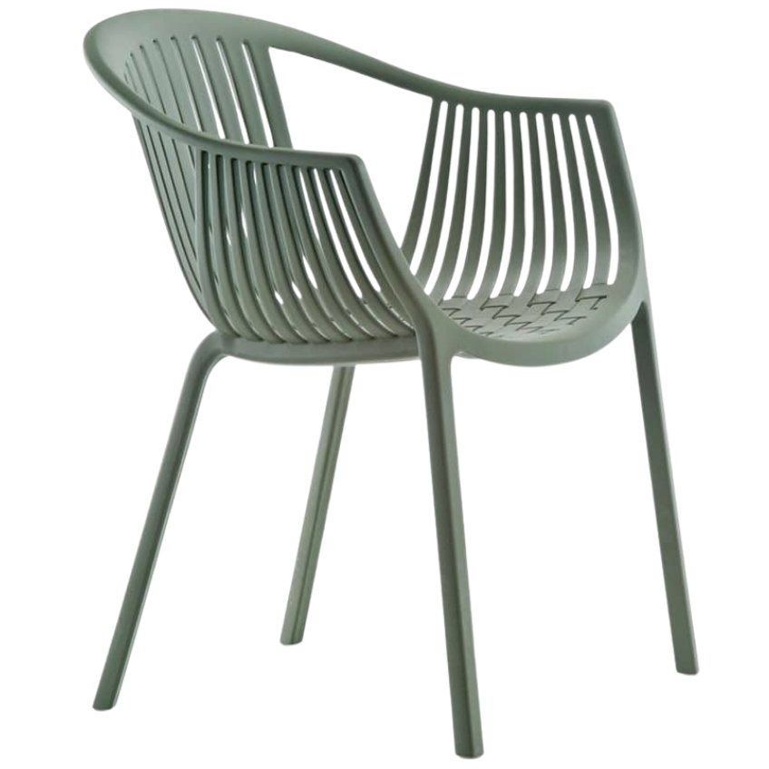 Pedrali Zelená plastová jídelní židle Tatami 306 Pedrali