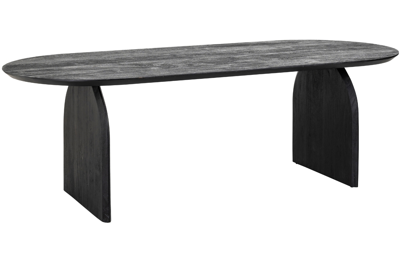 Černý dřevěný jídelní stůl Richmond Hudson 235 x 100 cm Richmond