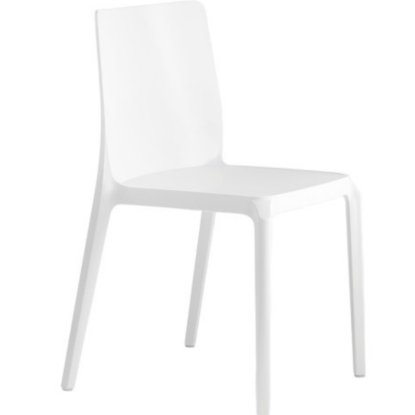 Pedrali Bílá plastová jídelní židle Blitz 640 Pedrali