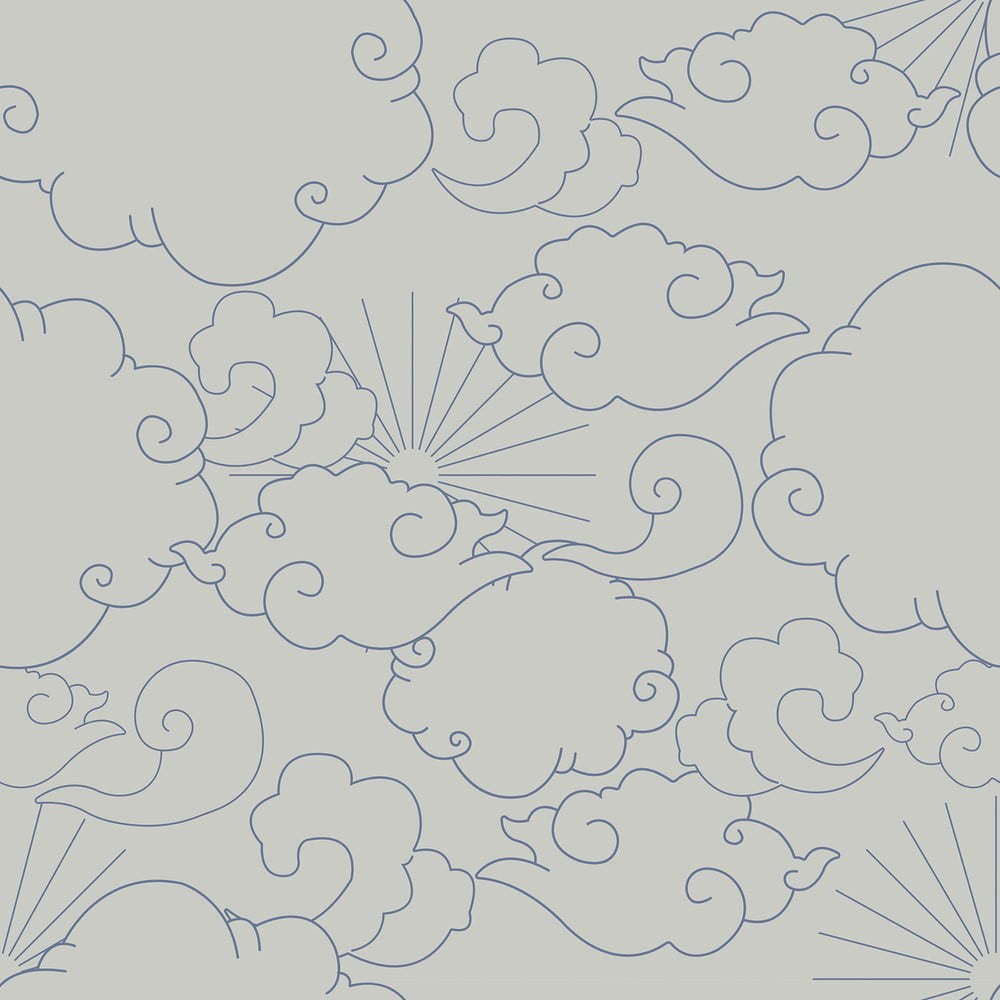 Dětská tapeta 100x280 cm Barocco Clouds – Dekornik Dekornik