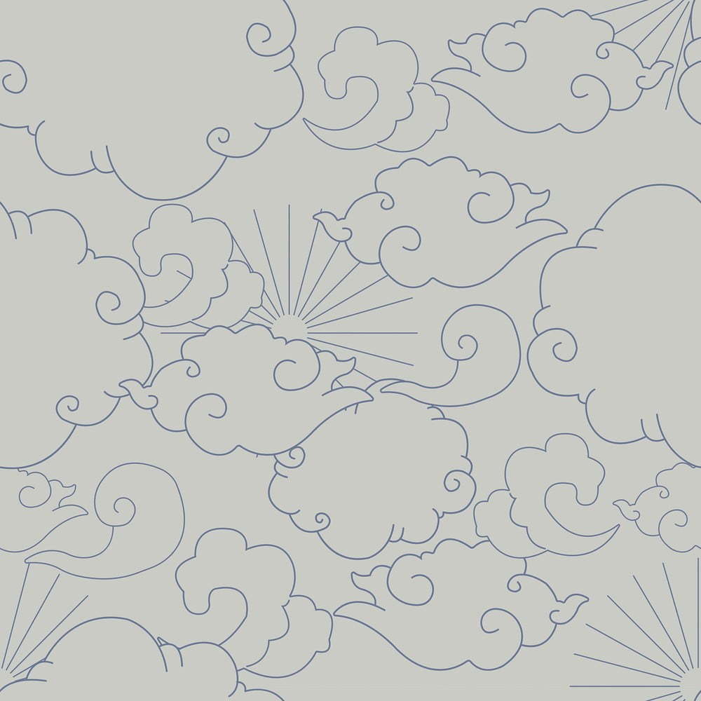 Dětská tapeta 100x280 cm Barocco Clouds – Dekornik Dekornik