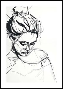 Obraz 30x40 cm Silhouette &ndash; Malerifabrikken Malerifabrikken