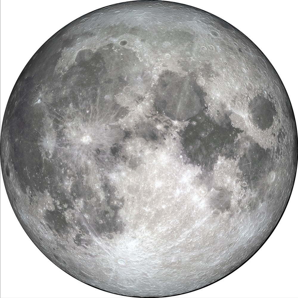 Obraz 70x70 cm The Moon – Malerifabrikken Malerifabrikken
