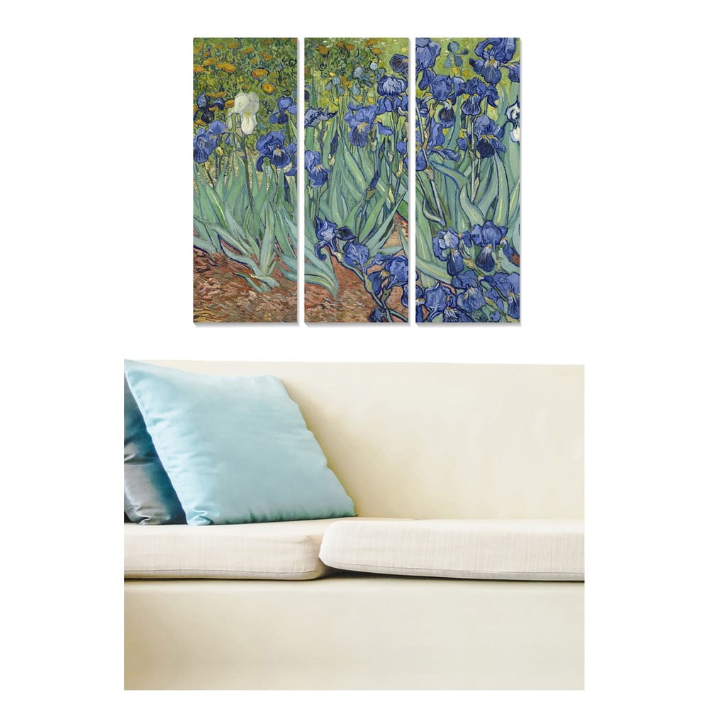 Obrazy v sadě 3 ks 20x50 cm Vincent van Gogh – Wallity Wallity