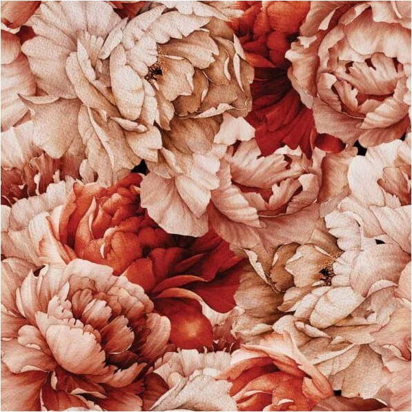 Tapeta 100x280 cm Colour Peonies – Dekornik Dekornik