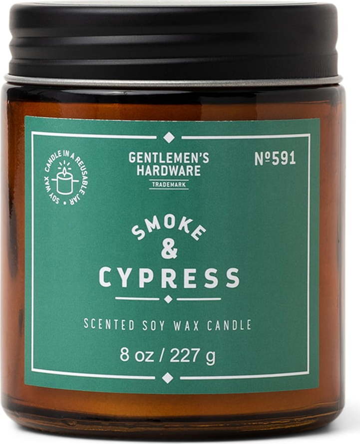 Vonná sojová svíčka doba hoření 48 h Smoke & Cypress – Gentlemen's Hardware Gentlemen's Hardware
