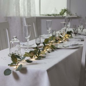 Zelen&aacute; LED světeln&aacute; dekorace Star Trading Eucalyptus