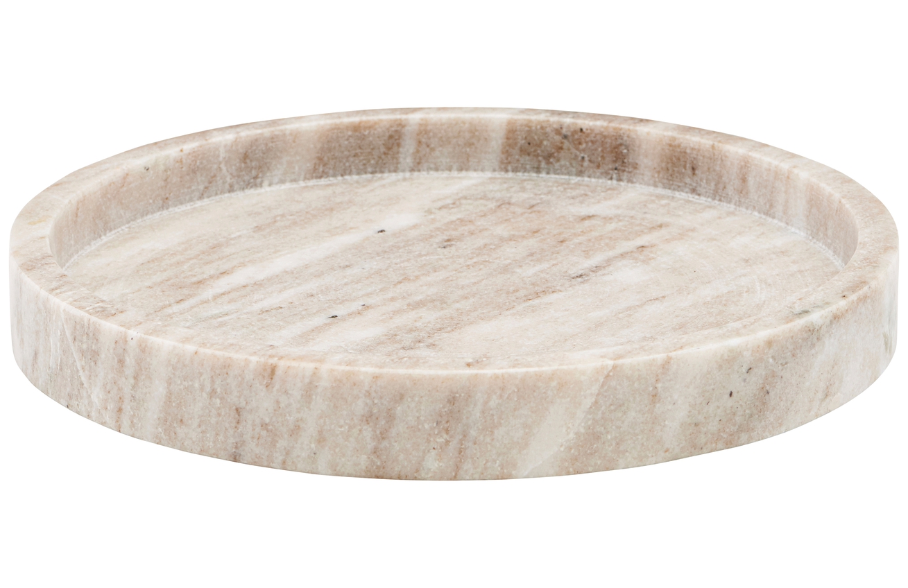 Béžový mramorový tácek Meraki Marble 25 cm Meraki