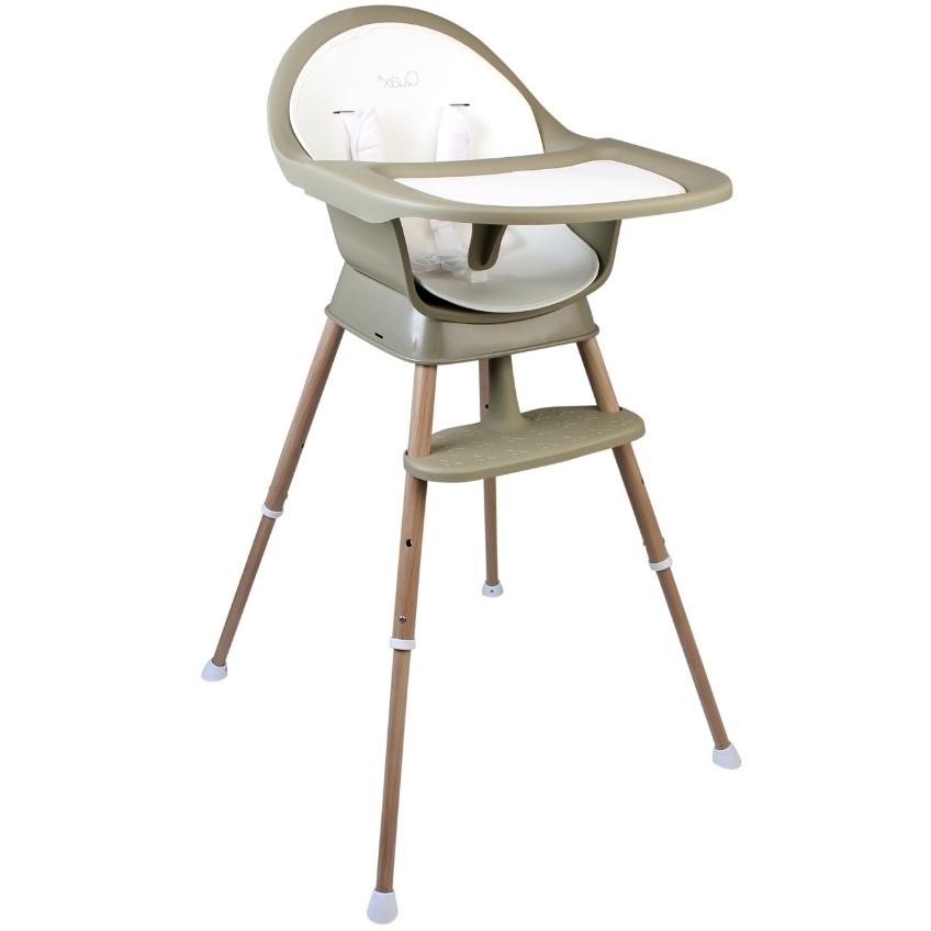 Béžová plastová jídelní židlička Quax Ultimo 62 - 92 cm Quax