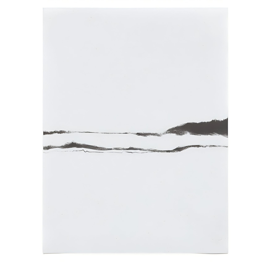 Černobílý abstraktní plakát Kave Home Istan 28 x 21 cm Kave Home