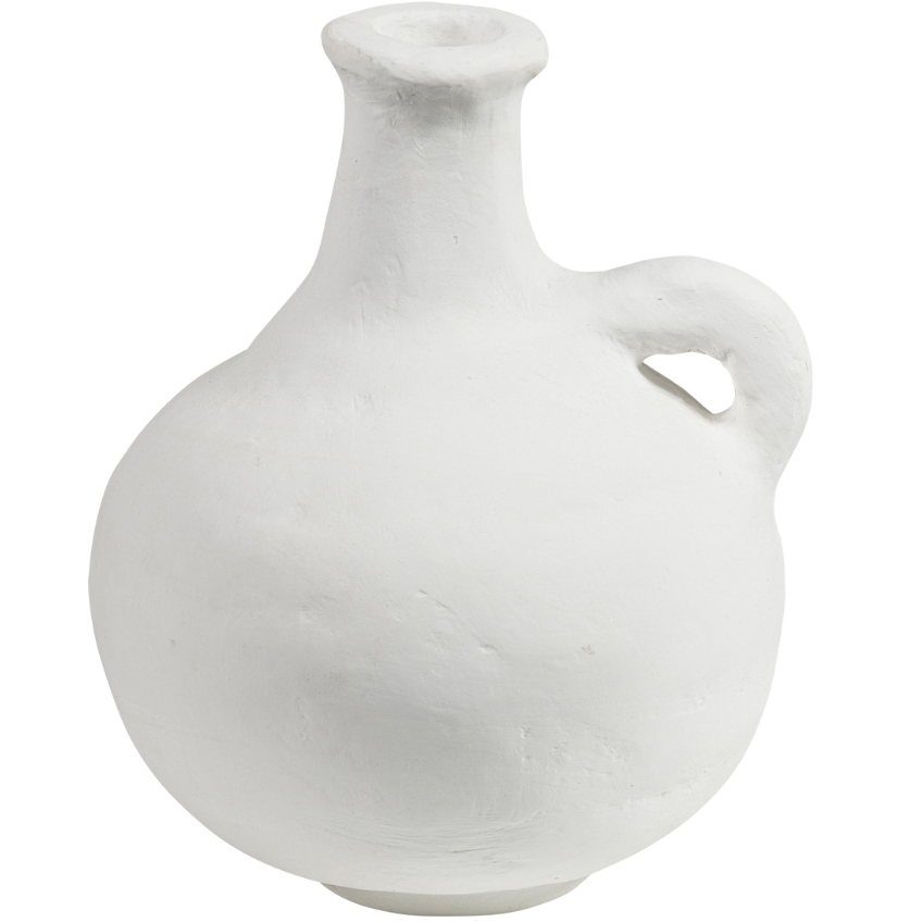 Hoorns Bílá váza Corrina 30 cm Hoorns