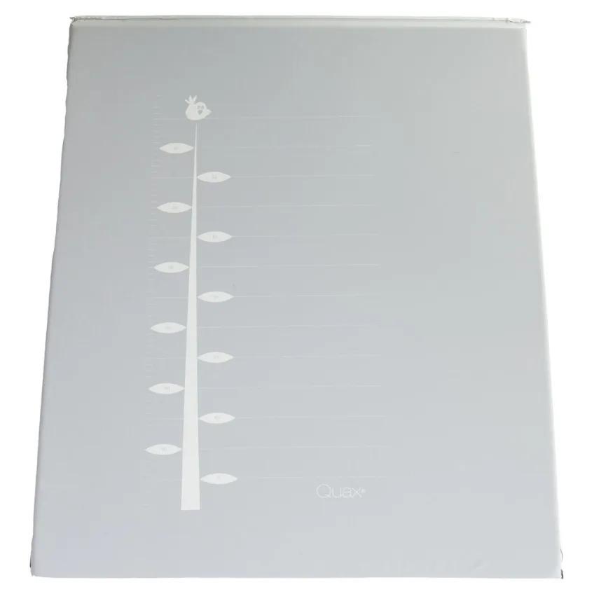 Šedá podložka do hracích ohrádek Quax Ruler 72 x 93 cm