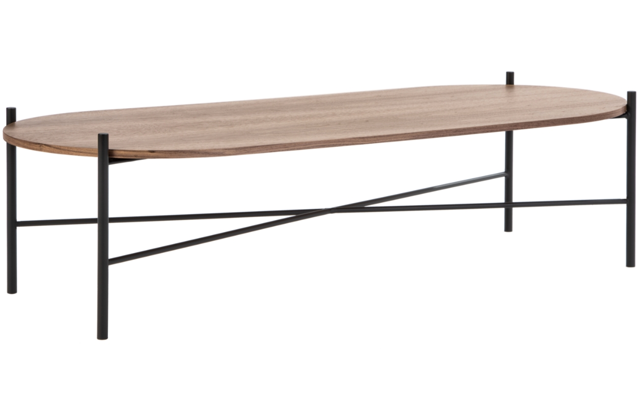 Noo.ma Ořechový konferenční stolek Toglan 115 x 50 cm Noo.ma