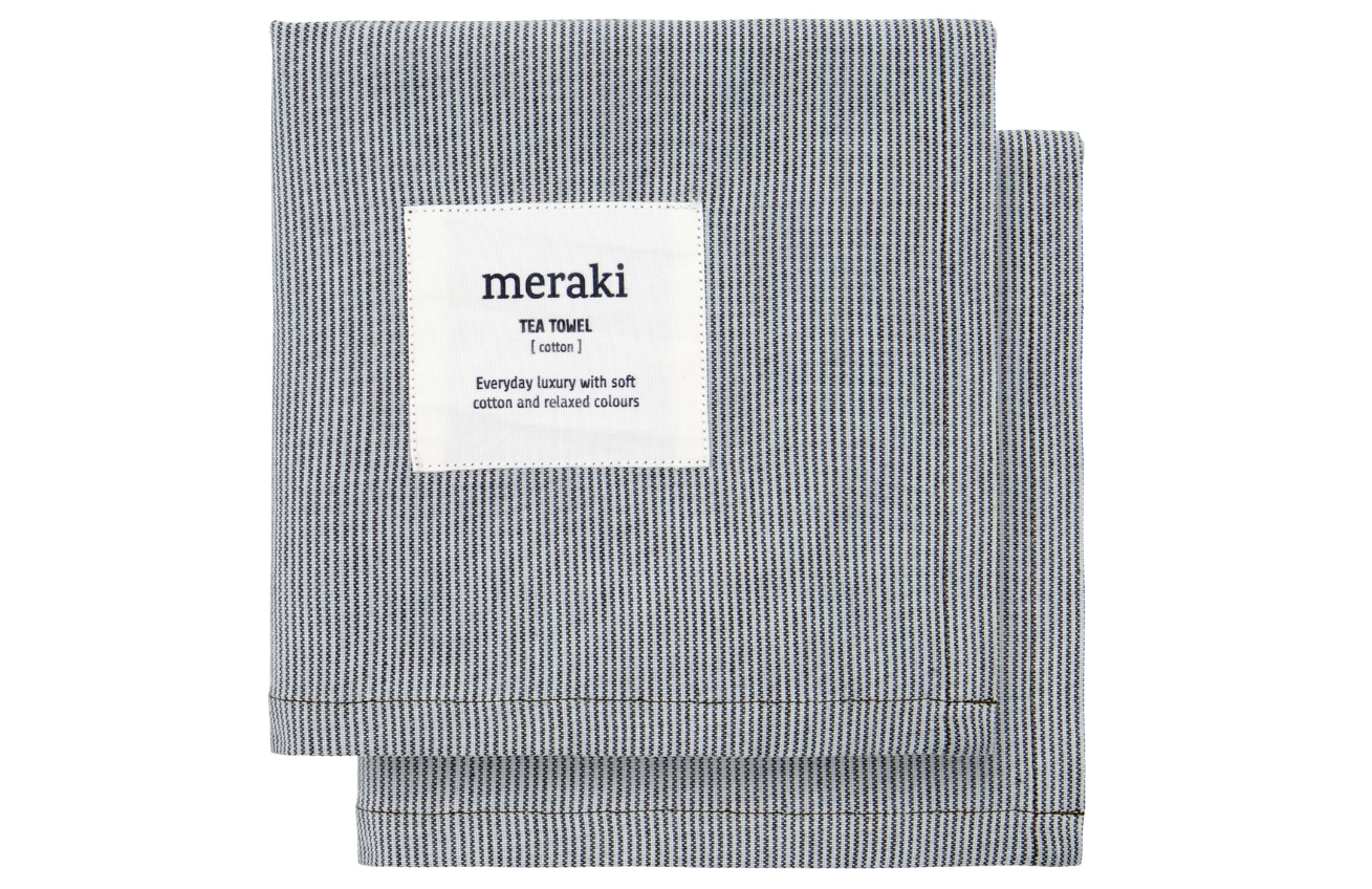Sada dvou šedých bavlněných utěrek Meraki Verum 75 x 55 cm Meraki