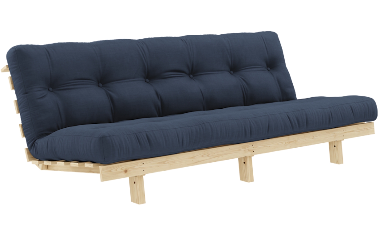 Tmavě modrá trojmístná rozkládací pohovka Karup Design Lean 190 cm Karup Design