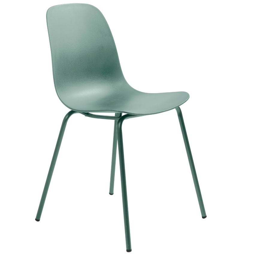 Zelená plastová jídelní židle Unique Furniture Whitby Unique Furniture